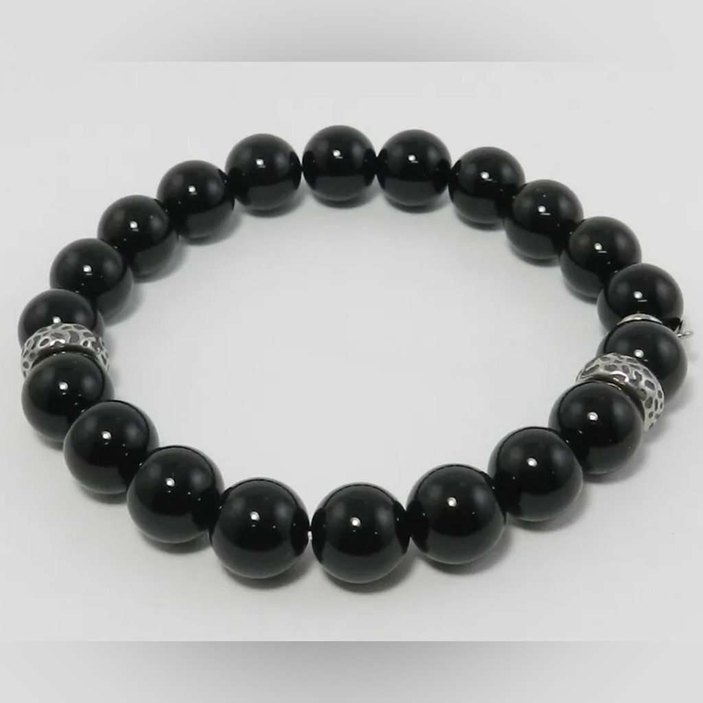 237 Legacy For Men By Simone I Smith 10mm Stretch Bracelet Nwot 150$